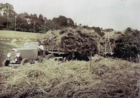 Autotraktor Citroen. Am Steuer Hans Gerber sen.